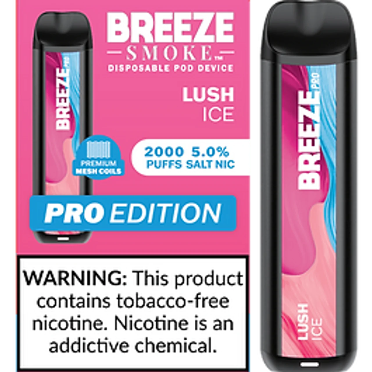 BREEZE SMOKE PRO EDITION 2000PUFFS